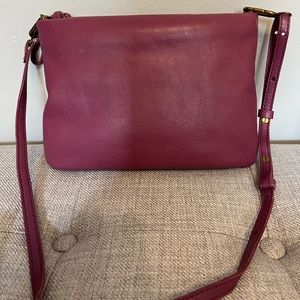 Madewell Pink Leather Crossbody